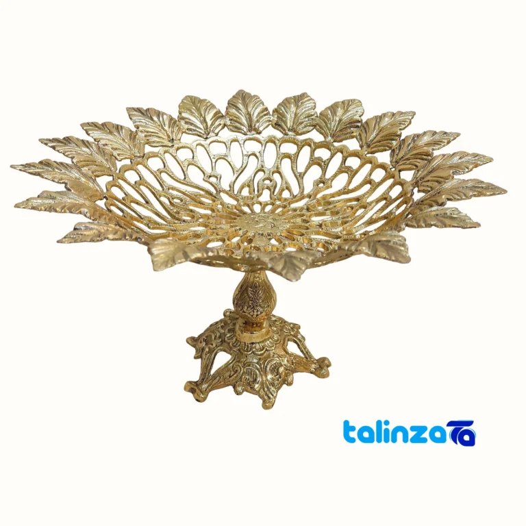 Bronze Leaf Fruit Bowl C1021 37x37x22 cm product labeling and brand (Package front)