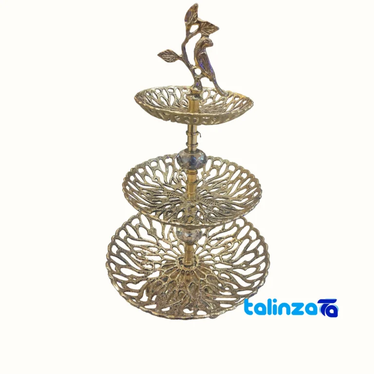 Bronze Dessert Stand A130 - Elegant Design and key details (Front view)