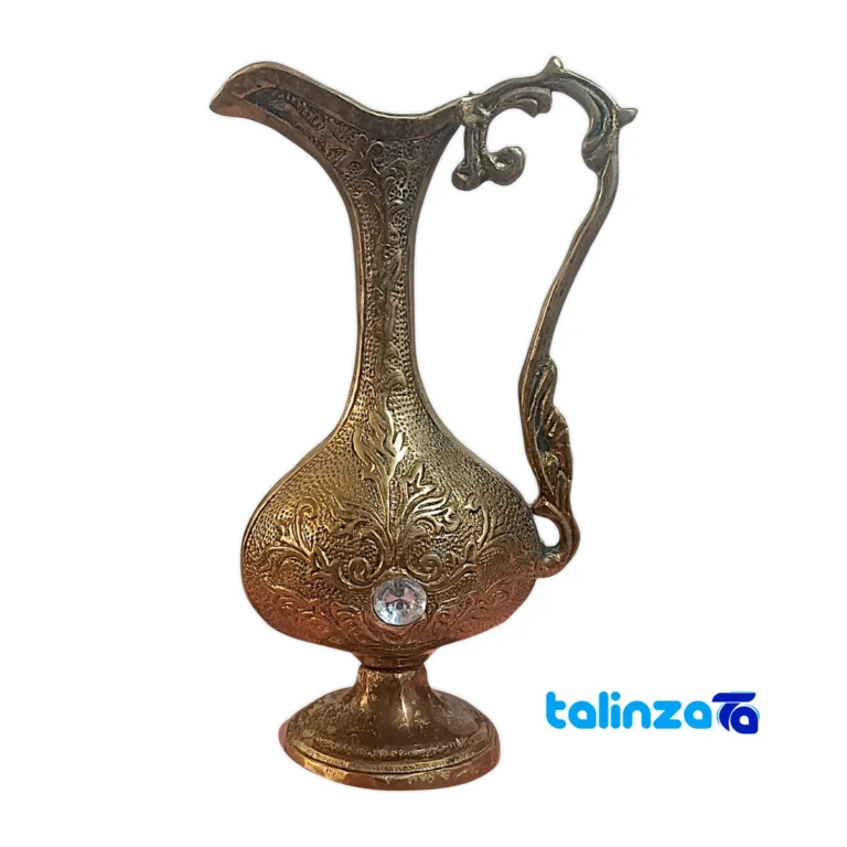 Brass Rose Water Sprinkler - Front view design and key details