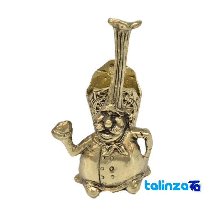 brass decorative toothpick holder - Package front product labeling and brand