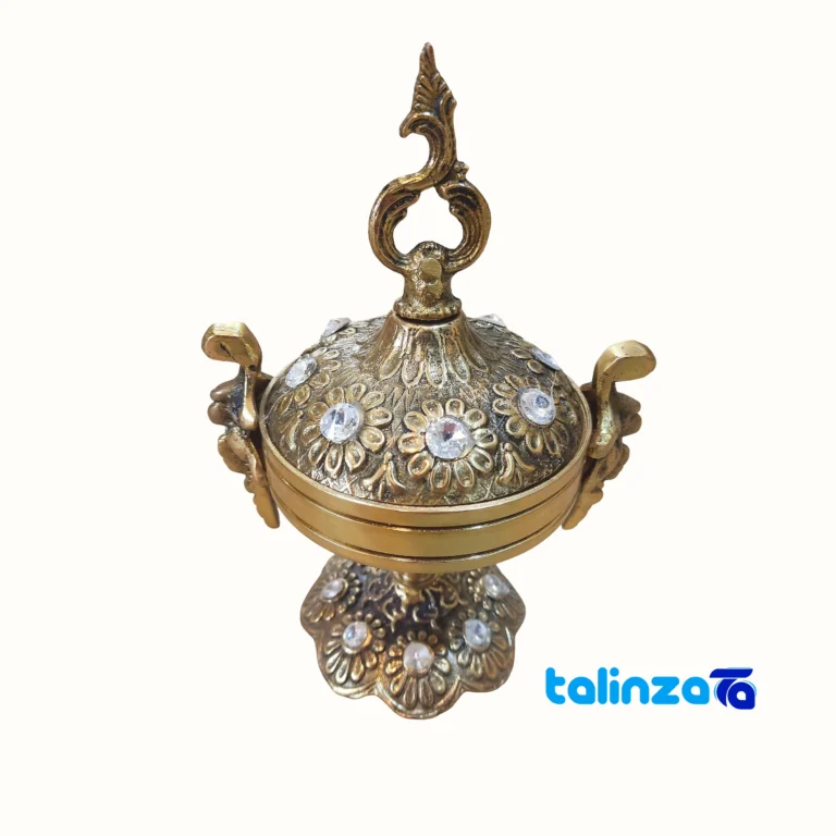 Front view of Bronze Candy Dish G107 - Elegant Design and key details