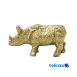 brass figurine - Front view design and key details