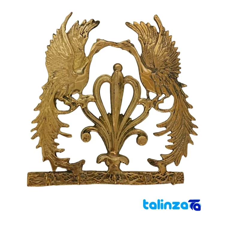brass key holder - Front view design and details