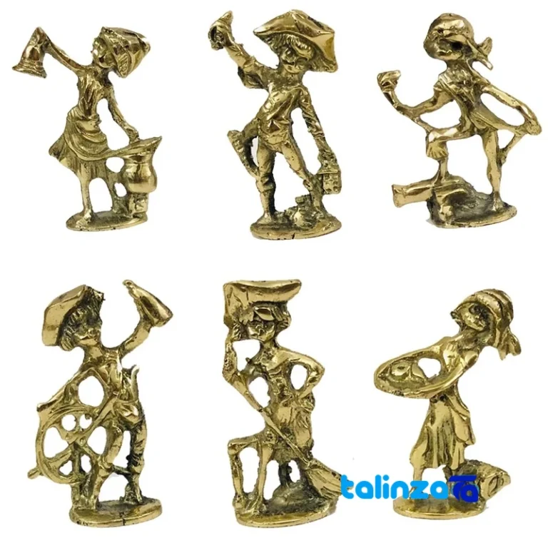 Brass Sailor Figurine - Package front product labeling and brand