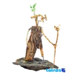 wooden sculpture - Front view design and key details
