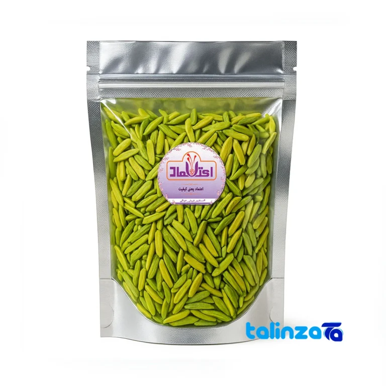 Etemad Pistachio Nuts Raw Flavor - Front view showing design and key details