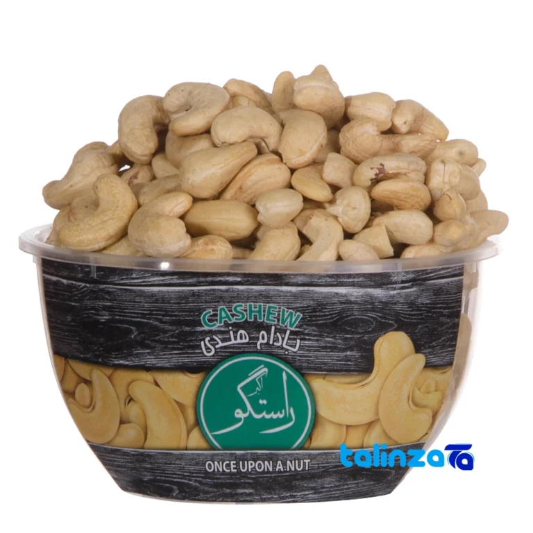 Front view of Akbar Rastgoo Raw Cashews design and key details