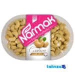 Front view of Narmak Salted Cashew Nuts design and key details