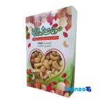 Roasted Cashews Nutty Delight 150 grams design and key details (Front view)