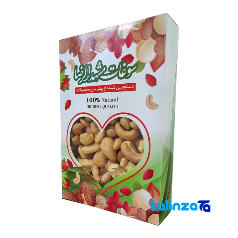Roasted Cashews Nutty Delight 150 grams design and key details (Front view)
