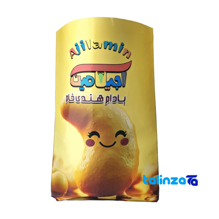 Ajilamin Raw Cashews Organic Snack Packet - Front view showing design and key details