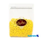 saffron cashew nuts - Front view grade and packaging