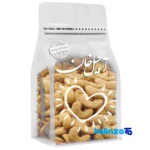 Ajil Khan Raw Cashews Crunchy design and key details (Front view)