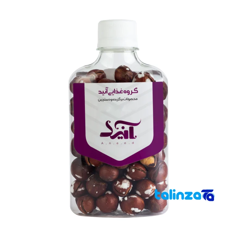 organic hazelnuts - Front view design and key details