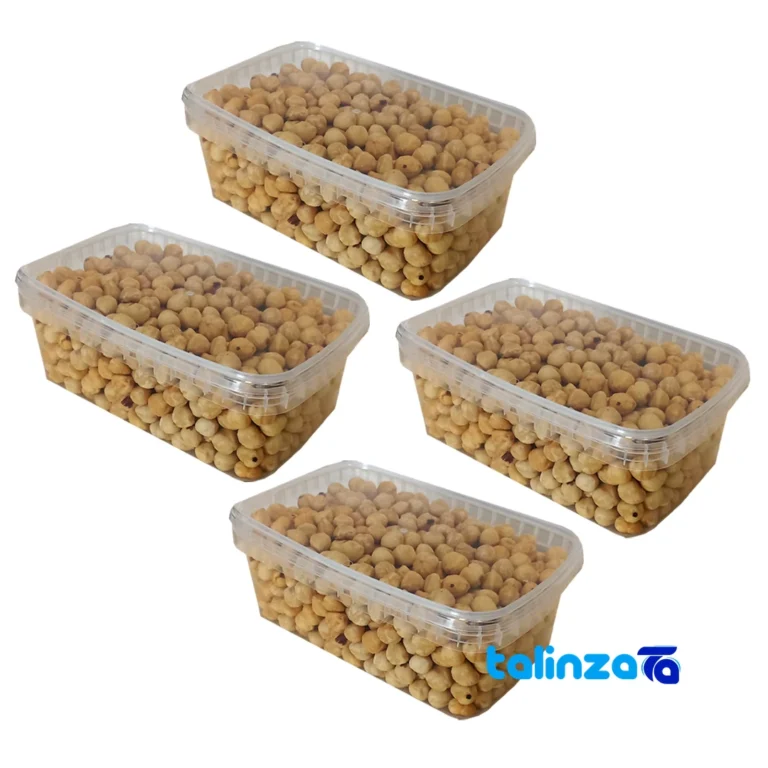 Arvand Raw Hazelnut Pack 4 Units design and key details (Front view)