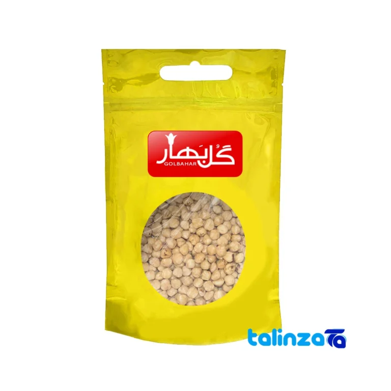 Golbahar Roasted Hazelnuts 1000 grams design and key details (Front view)