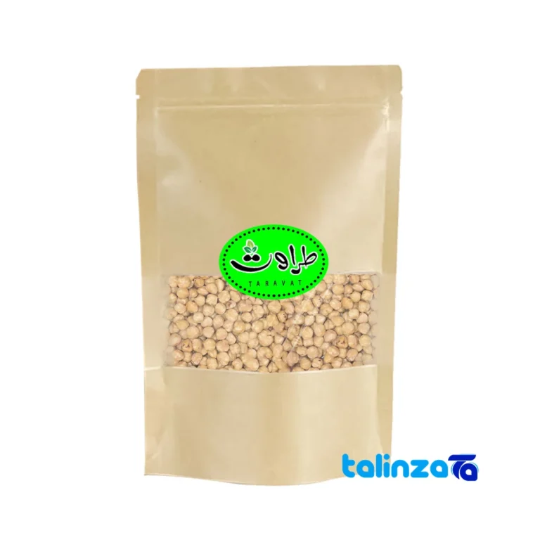 Front view of Taravat Roasted Hazelnut 1000 grams design and key details