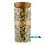 Taha Sujogh Onion Parsley Coated Peanuts - Front view showing design and key details