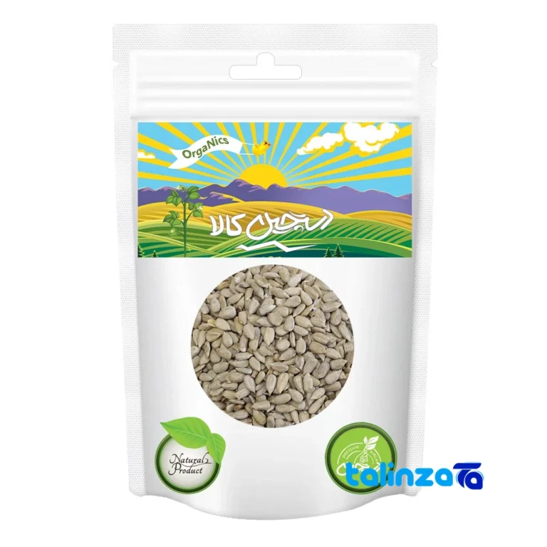 salted sunflower seeds - Front view design and key details