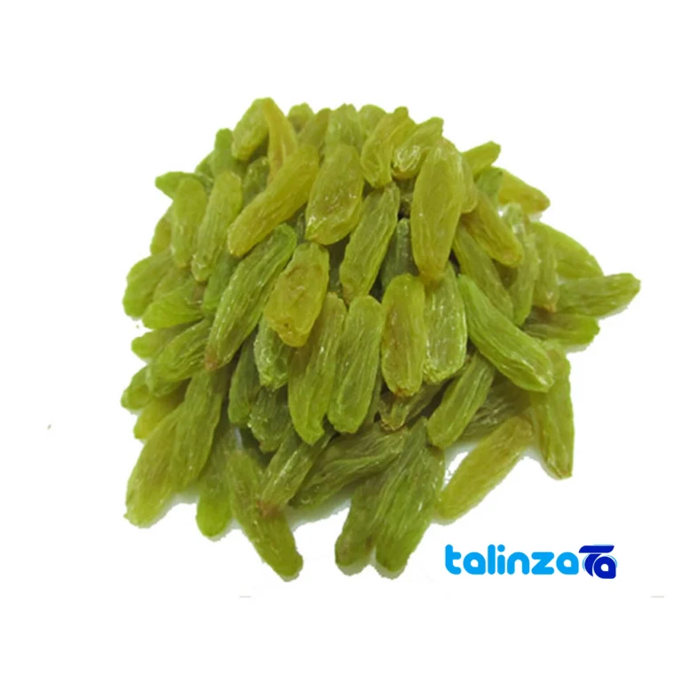 Green Raisins Bulk Quality Packaging design and key details (Front view)