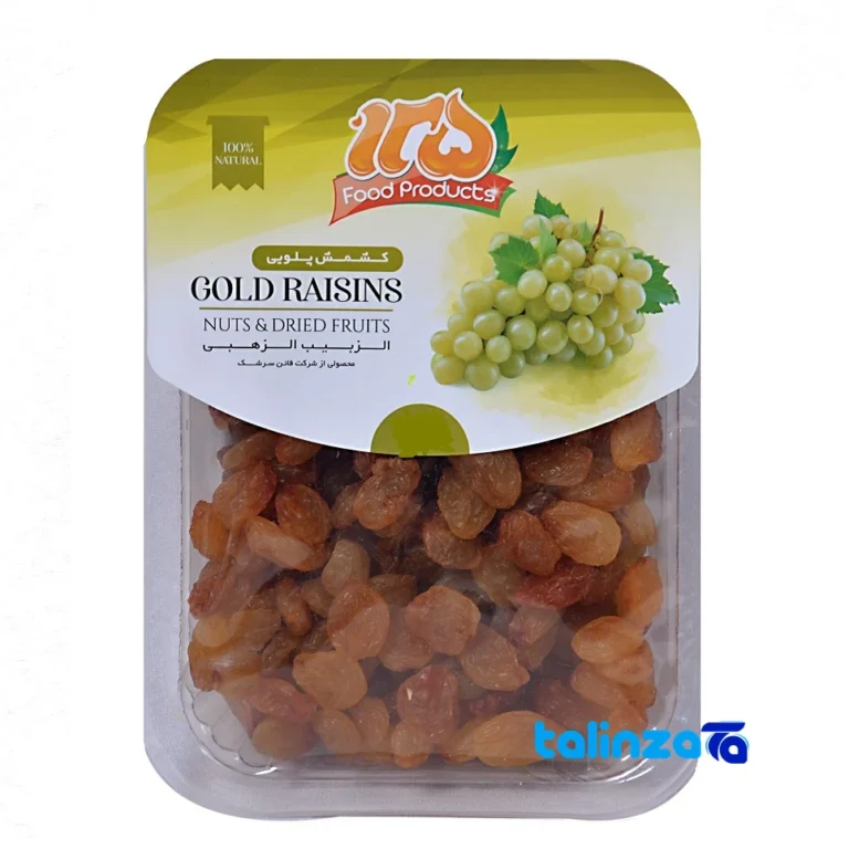 Keshmesh Plooi Raisins Premium Quality 450 grams design and key details (Front view)