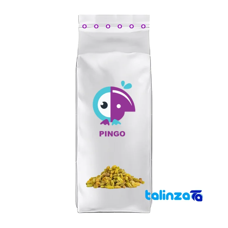 Pingo Green Raisins - Natural Sweetness design and key details (Front view)