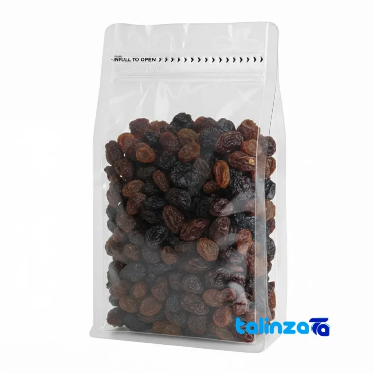 Front view of Brown Plump Raisins - Sweet Flavor design and key details