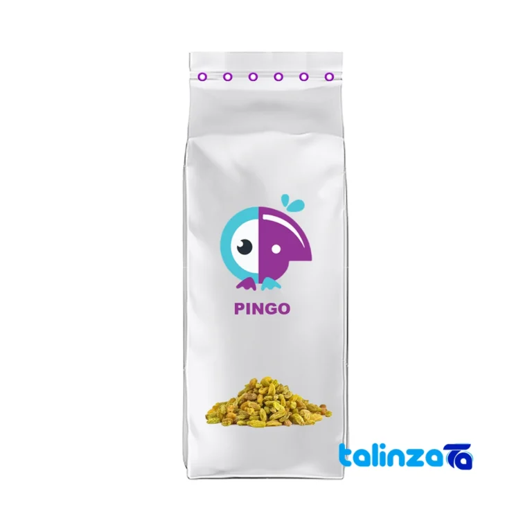 Pingo Green Raisins 2000 grams - Front view showing design and key details
