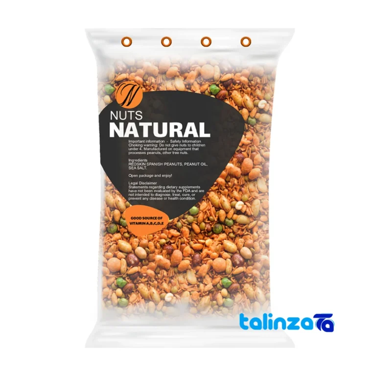 Indian Nuts - Front view design and key details