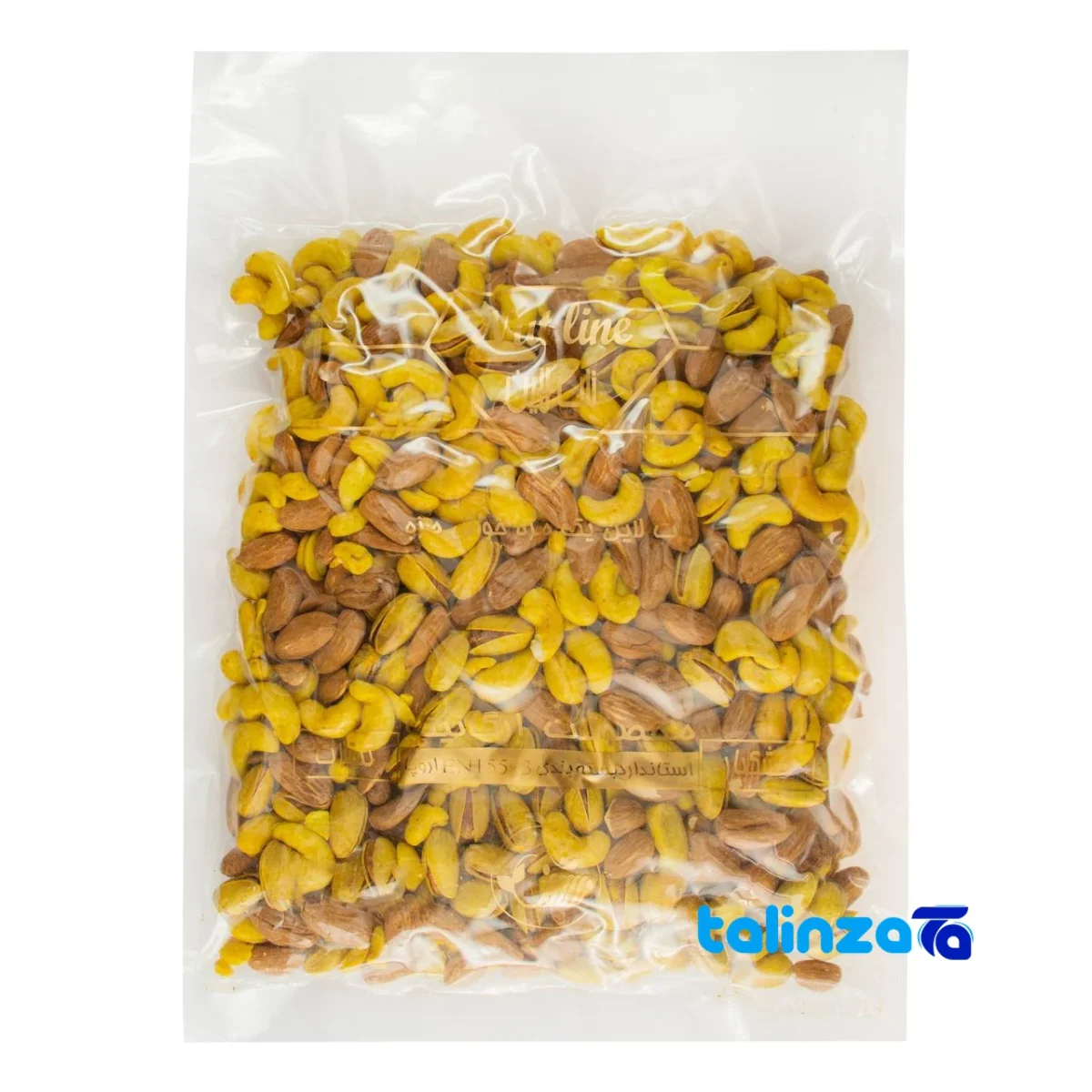 Front view of Nutline Sweet Mixed Nuts 1000 grams design and key details
