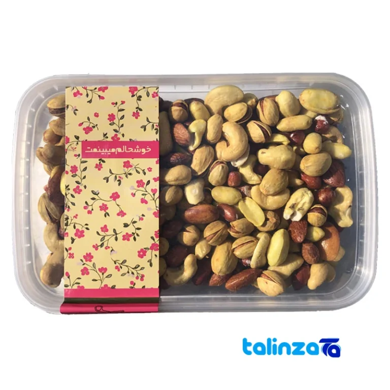Mixed Nuts Snack Salty design and key details (Front view)