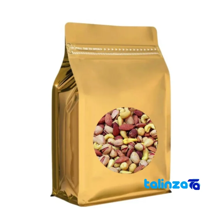 premium mixed nuts - Front view design and key details