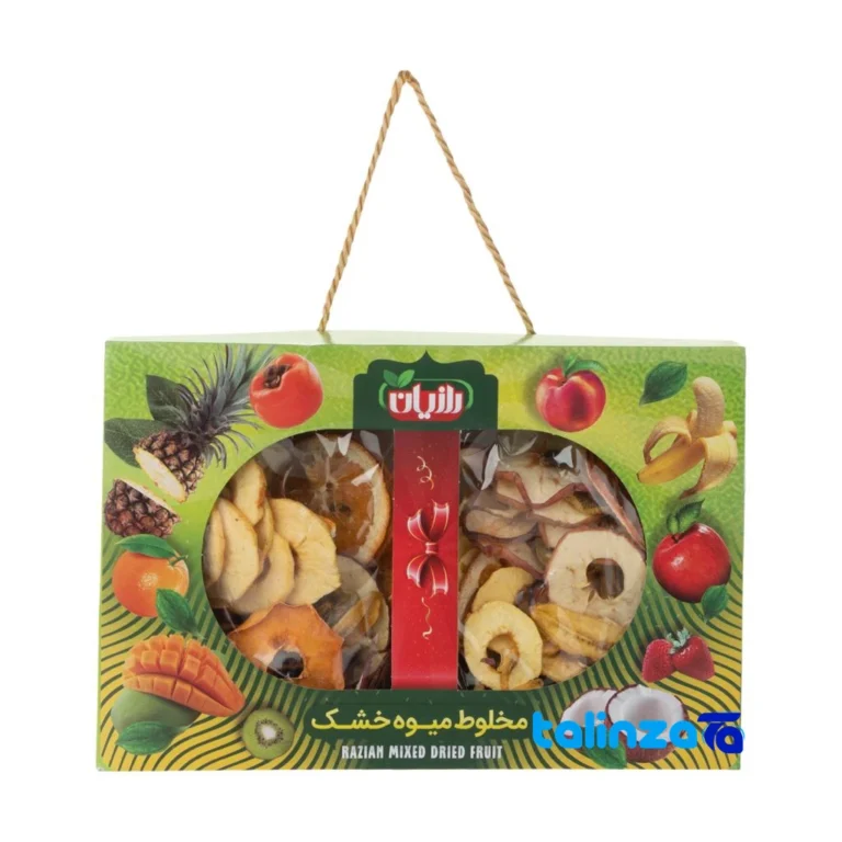 mixed dried fruits - Front view design and key details