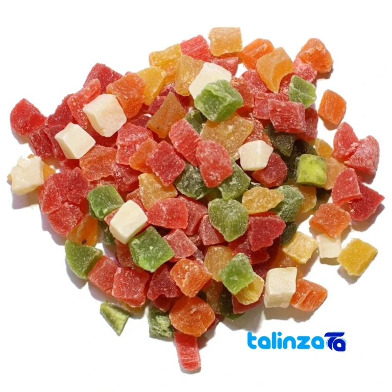 Tropical Dried Fruit Mix 1000 grams - Front view showing design and key details