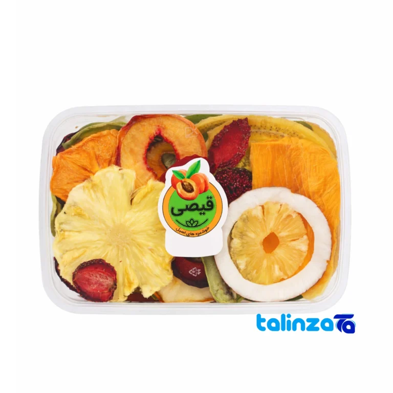 mixed dried fruit - Front view design and key details