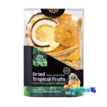 Zarngaran Dried Tropical Fruits Mix 200 grams - Front view showing design and key details