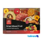Zarnegaraan Dried Mixed Fruit Delight 500 grams design and key details (Front view)