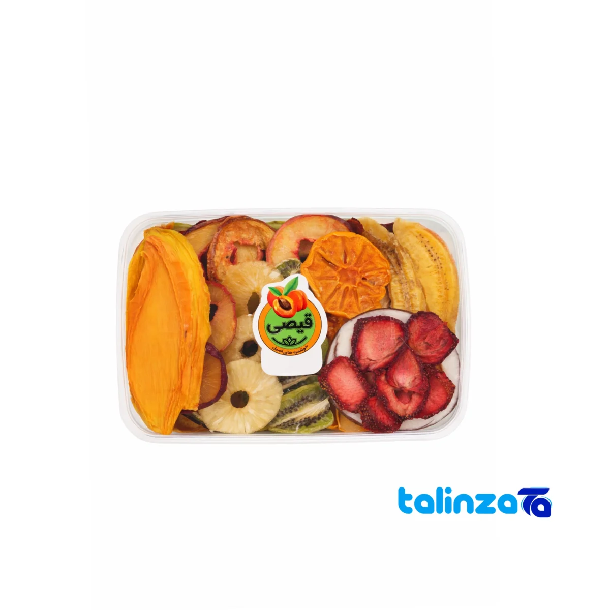 Front view of Mixed Dried Fruit Apricot Delight None design and key details