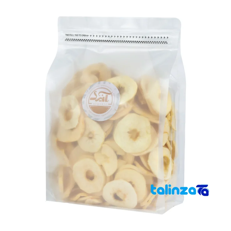 Anid Dried Apples Organic Snack - Front view showing design and key details