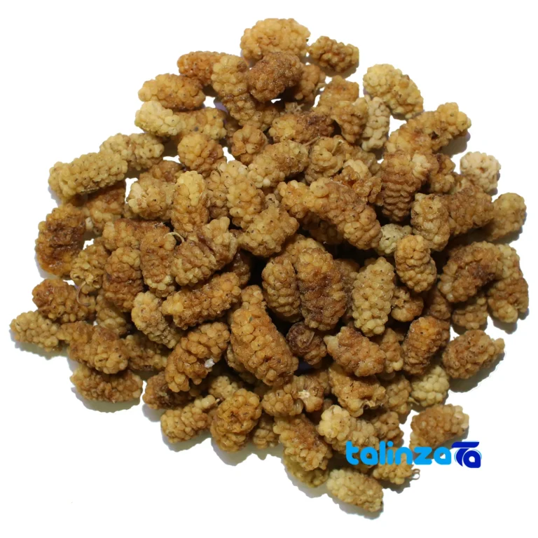 Dried Mulberries Bulk - Front view showing design and key details