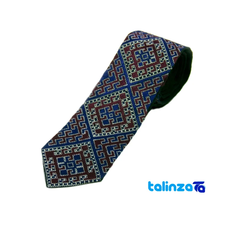 handmade men's tie - Front view design and key details