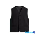 women's formal vest - Front view design and key details