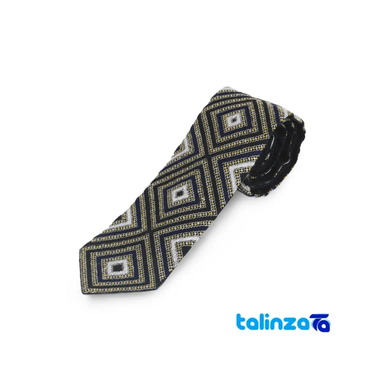 MBJ Men's Handcrafted Traditional Baluchi Tie - Front view showing design and key details