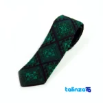 Front view of MAJ11 Handmade Men's Tie - Intricate Design Sistan and Baluchestan key details