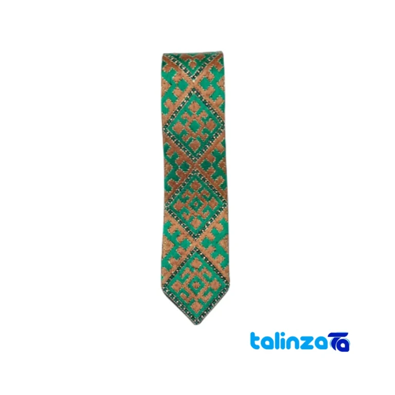 Parizad Handmade Men's Tie Unique Design - Front view showing and key details