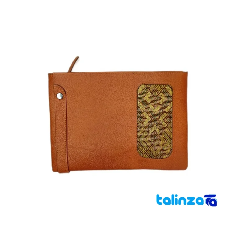 Front view of Jok Handcrafted Leather Men's Bag design and key details