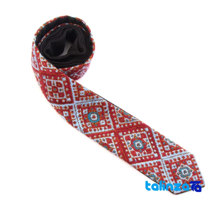Aranik Handmade Men's Tie Geometric Pattern product labeling and brand (Package front)