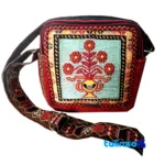 K-S-2 Handmade Women's Shoulder Bag - Front view showing design and key details