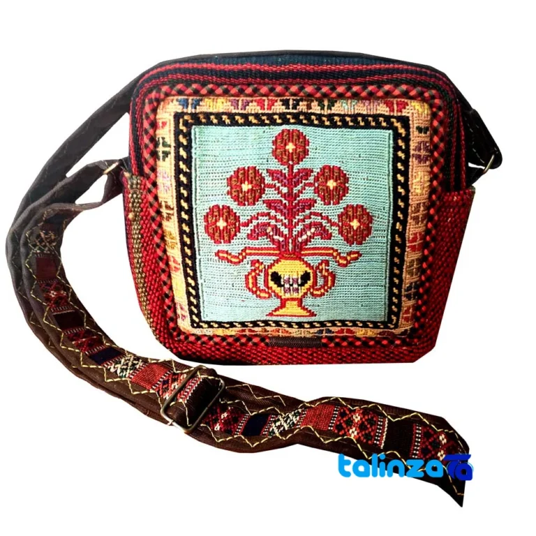 K-S-2 Handmade Women's Shoulder Bag - Front view showing design and key details