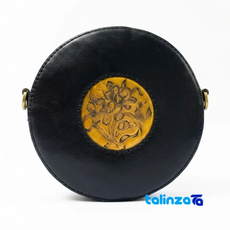 Shahrzanan Handcrafted Women's Shoulder Bag Baharan Toranj - Front view showing design and key details